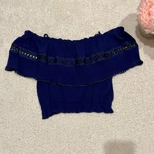 Off the Shoulder Crop Top